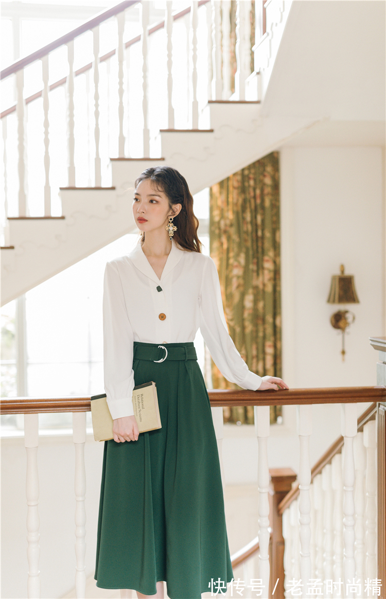 漂亮|今年绿色很流行吗?职场中绿色的文艺小清新穿搭,展现自己的魅力