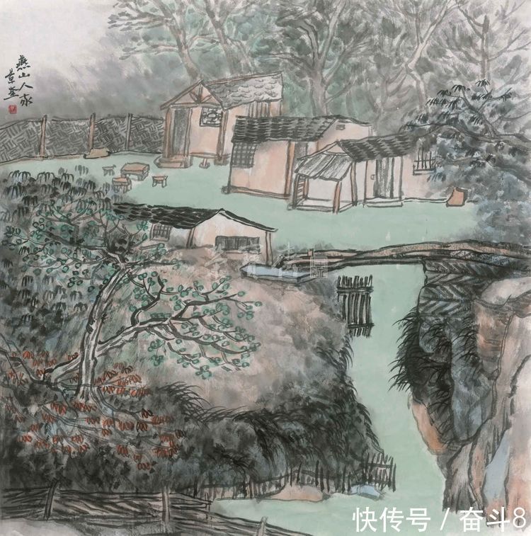 赏析@山水画家丁景奎最新作品赏析