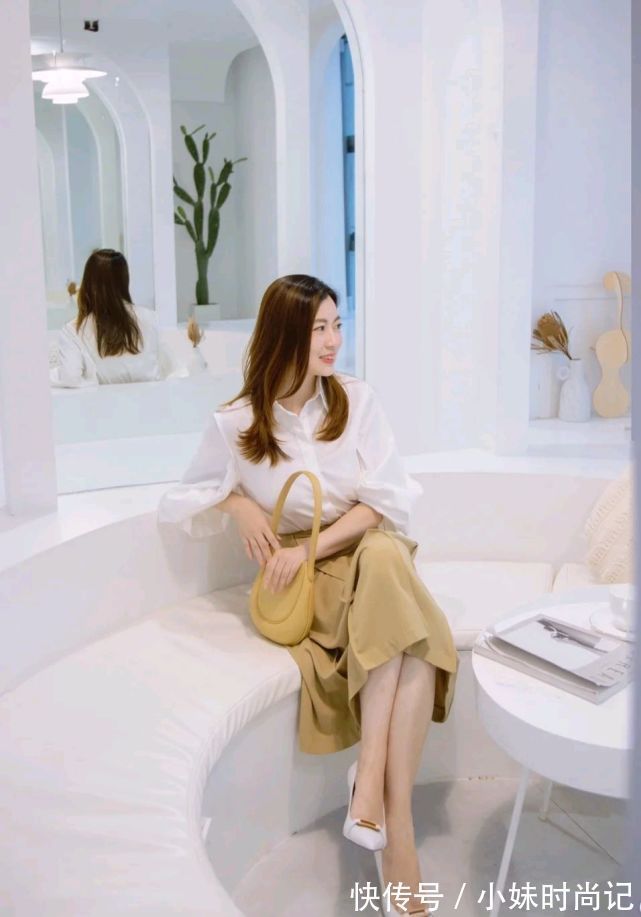 搭配|把简约的衬衫穿对了,不仅精致减龄,还会呈现优雅的气质