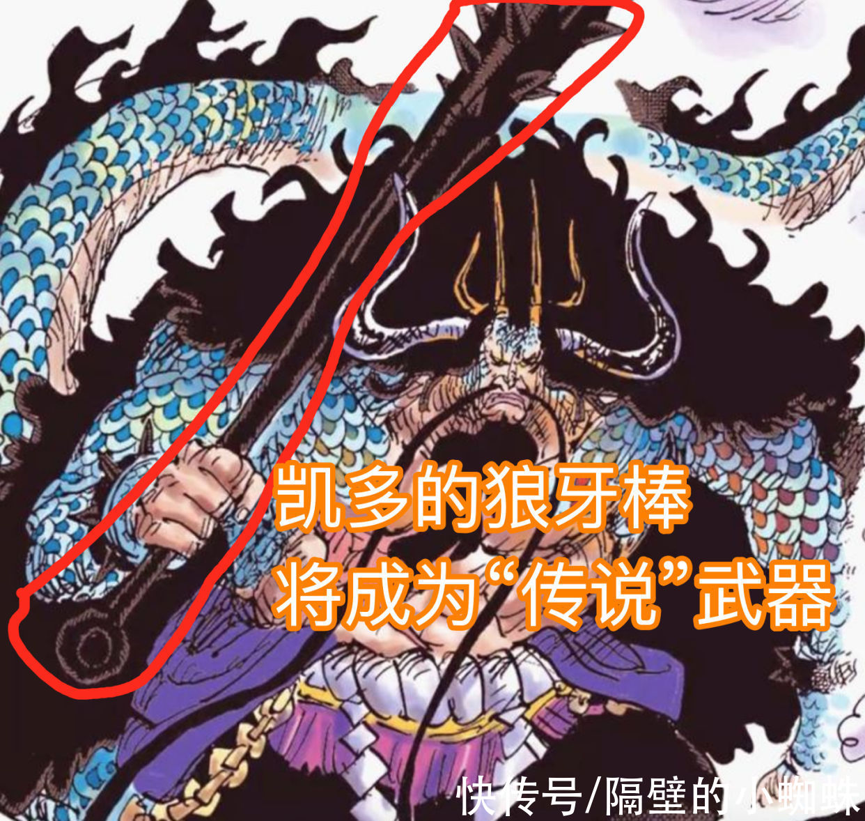 八斋戒|海贼王SBS情报：凯多的狼牙棒叫“八斋戒”，是一把“传说”武器