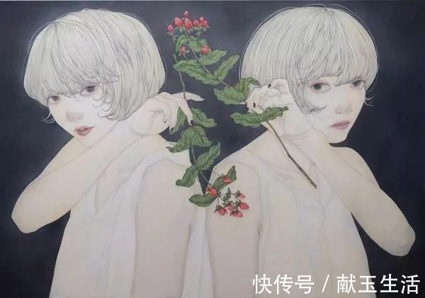 铅笔#她的铅笔插画,画出每个女孩的心声,美到让人陶醉~