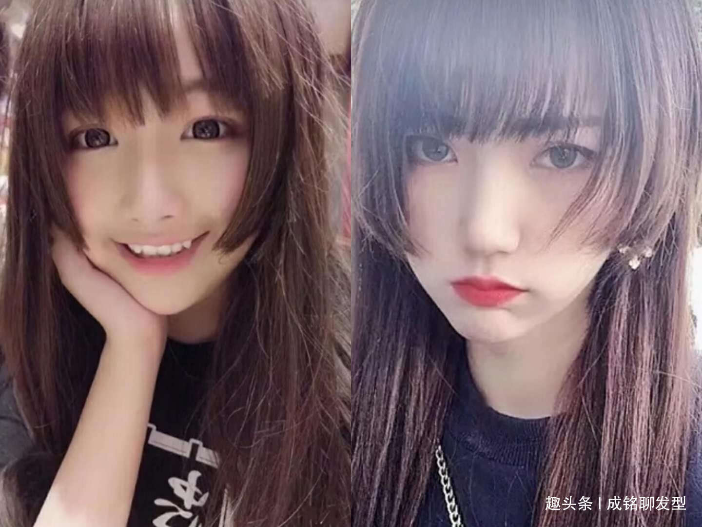 头皮 脸圆脸大的女生避开四类发型,试试万能刘海+外增高,巨显脸小