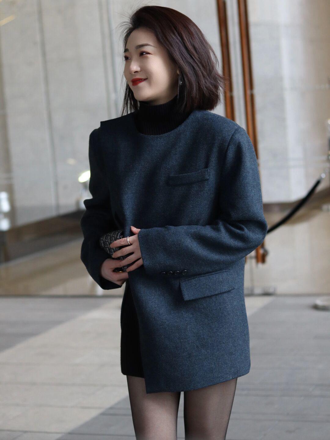 黄黑皮|冬天职场通勤怎么穿?看看这些干练利落的“西装”搭配,时髦精致