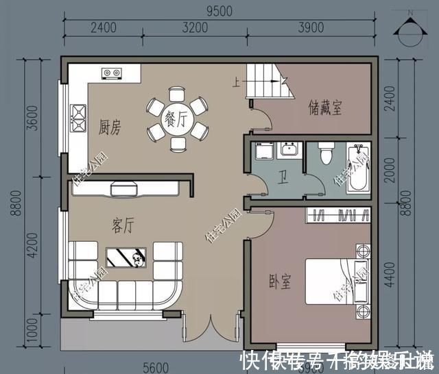 户型|农村建两层有什么好户型,20万之内能建好的5套小户型推荐