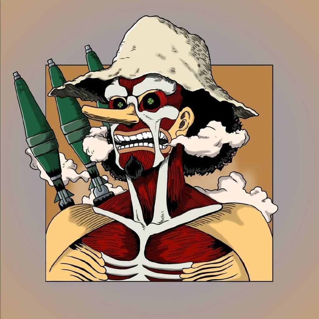 罗宾|当草帽团集体巨人化,索隆叼着“水果刀”,娜美化身“雷电女王”