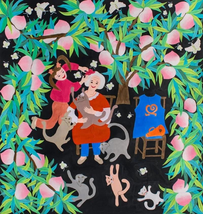 龙腾狮舞|文化走亲 云端悦展 嘉善姚庄农民画颂新时代