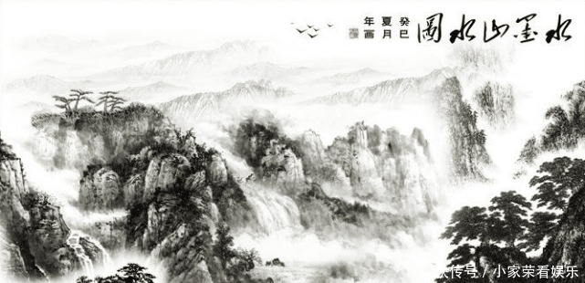 天然|翡翠里的水墨画——天然黑冰意境非凡