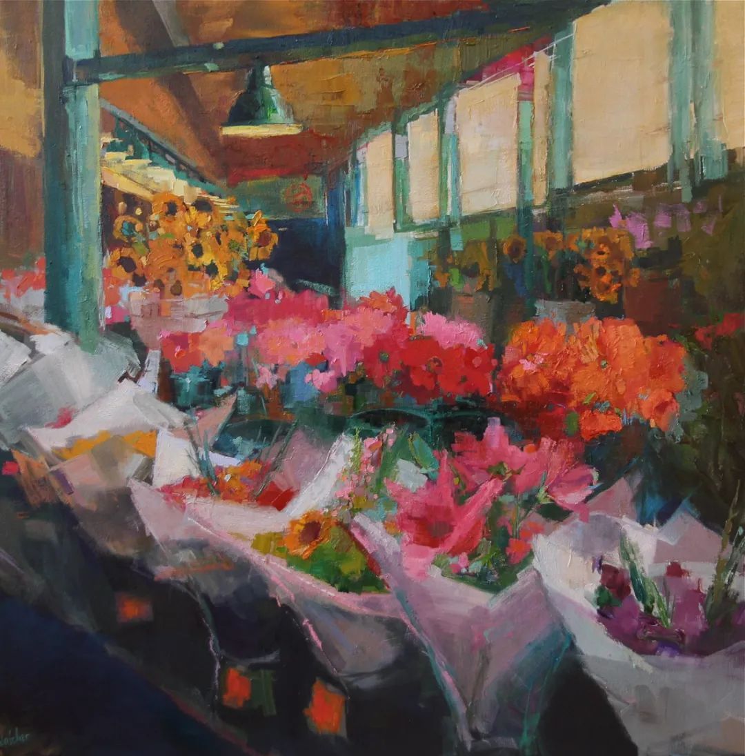 笔力独到,气势如虹,看看这二位的油画