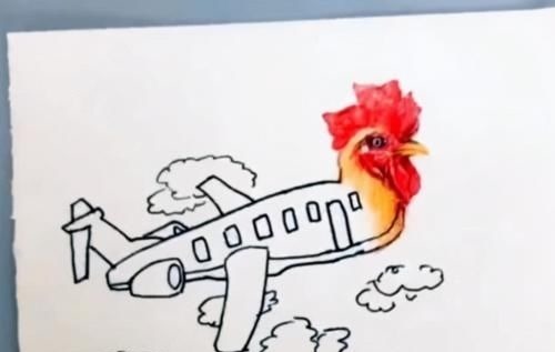 四条腿#当美术生画到一半不想画了,画风逐渐沙雕,网友看完笑出鹅叫