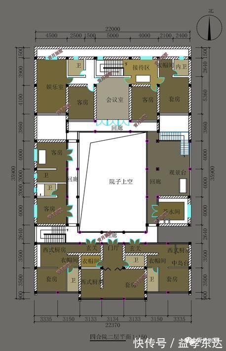 四合院|22×38米二层中式四合院,传统的就是世界的