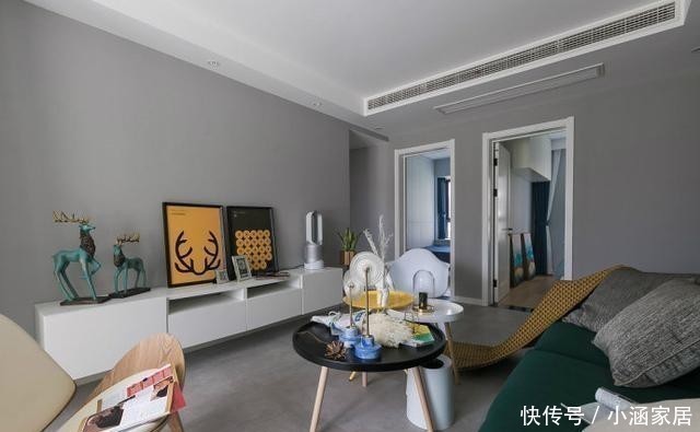 实用|109平北欧风+高级灰设计,不仅实用,还很酷,轻易不过时!