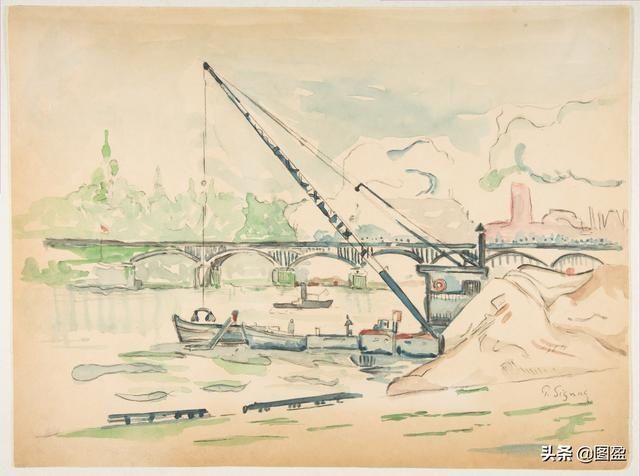 印象派|西尼亚克法国新印象派画家,曾与修拉合作,帮助了印象派的发展