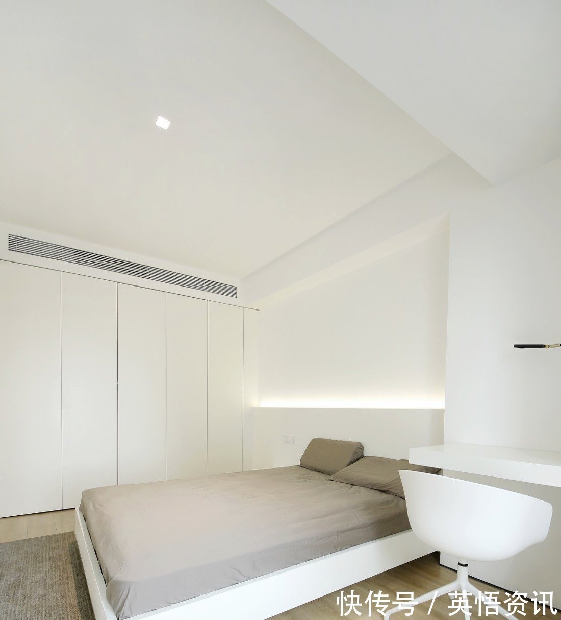 小窝|看了她的46㎡小窝,头一回见卧室装两个门,美观又实用,很聪明