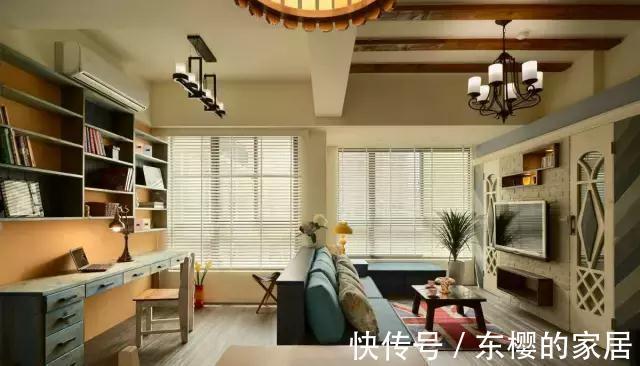 客厅|晒晒86平的两居室,超漂亮,我还是头一次见这么美的市内桃源
