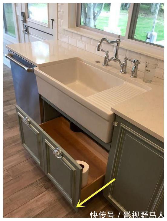 装修|给家里橱柜底下水槽这样设计点赞,以后新房装修也要这样做