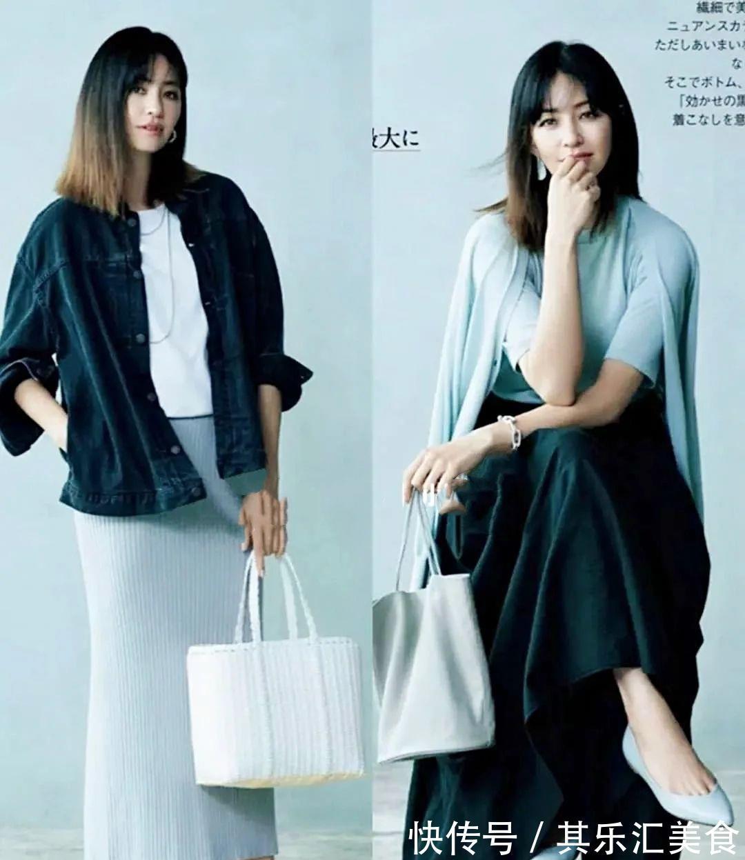 减法|40岁要懂得收敛,日系熟女们钟爱的“减法搭配”,谁穿谁好看