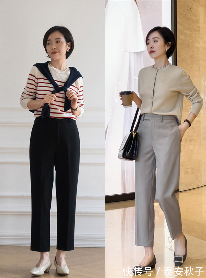 半身裙 被45岁“大姐”惊艳!她的简约“法式风”穿搭示范:很美、很高级!