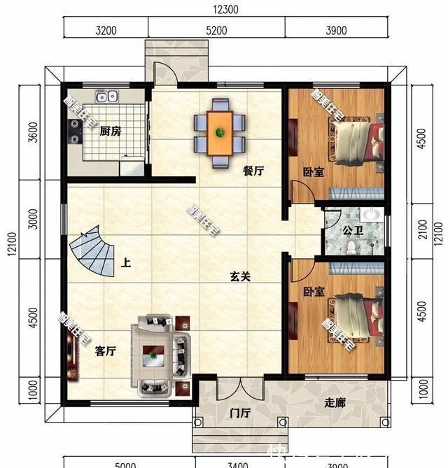 别墅|南北通透设计的两栋欧式别墅，第一栋客厅挑空，外观漂亮布局实用
