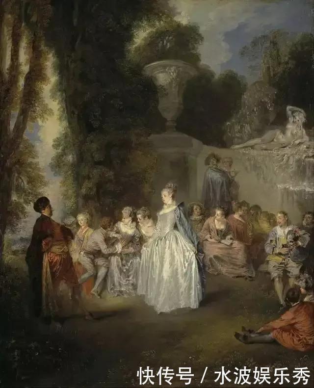 洛可可$浅谈西方画家以姿态丰腴的女性油画,寓意法国贵族的豪放性情