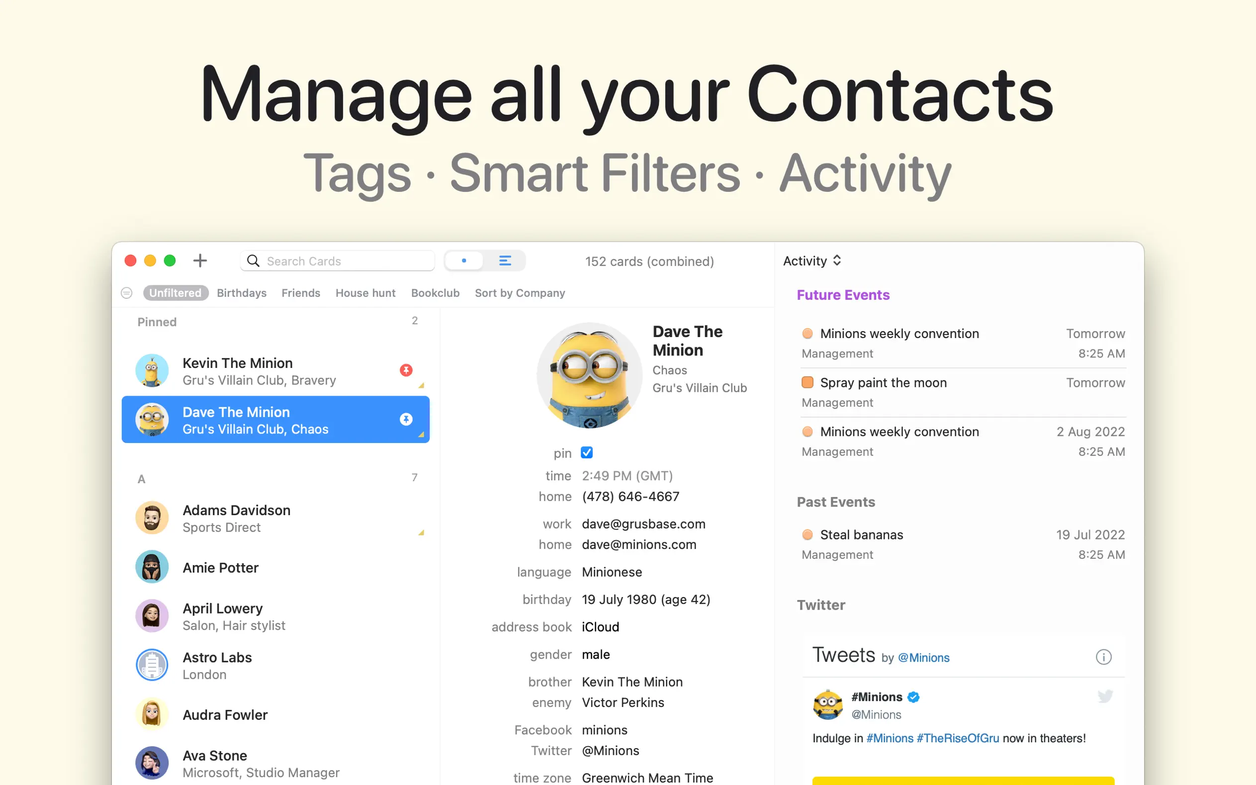 BusyContacts for Mac v2024.1.2 通讯录管理创建-下载否