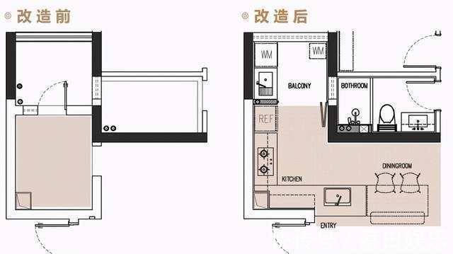 大开间|87㎡小三居也有大开间,这才是家中的高级场面,简约而不简单