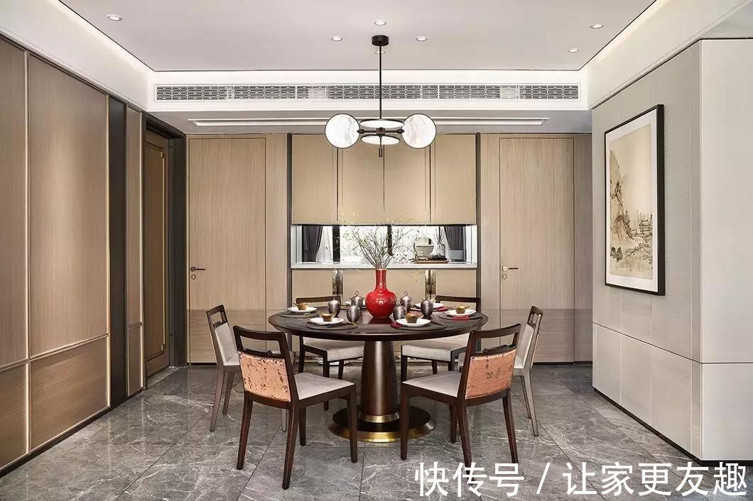 新中式|143㎡新中式风格设计,效果惊艳全小区