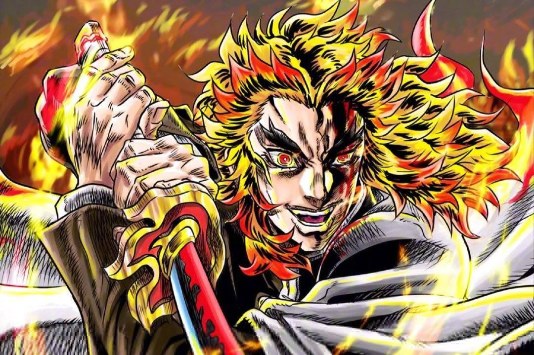 鬼灭之刃|当鬼灭之刃遇上JOJO画风,九柱全员恶人,伊之助毫无违和感