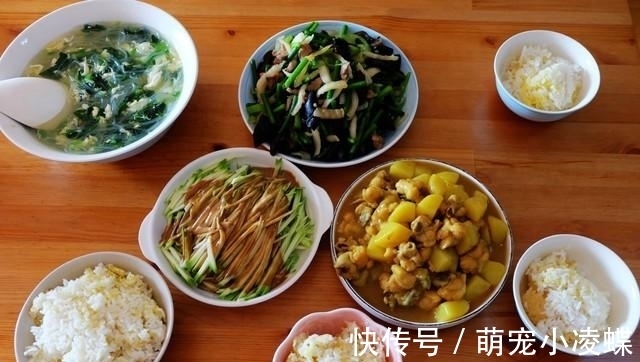 营养健康|晒晒我家这7天的午餐,每天都是3菜1汤1主食,荤素搭配,营养健康