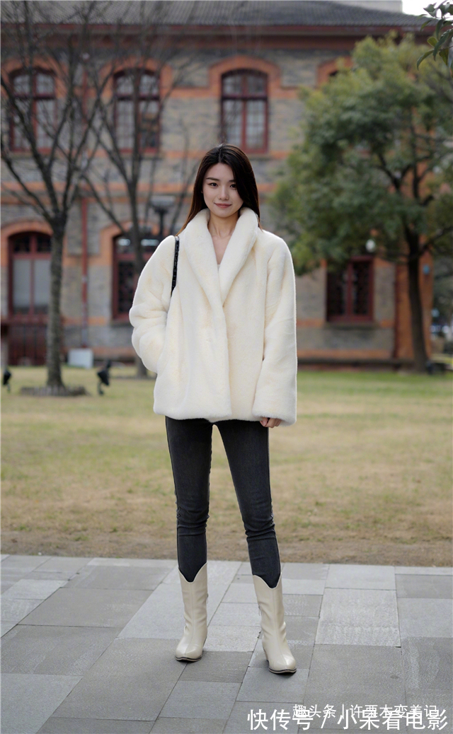 气质 今年没有一双“奶奶靴”可惜了,配大衣气质又高级,小个子都适合