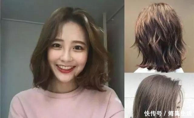 圆脸|圆脸、方脸、大脸如何才能显脸小?选这几款短发就行!