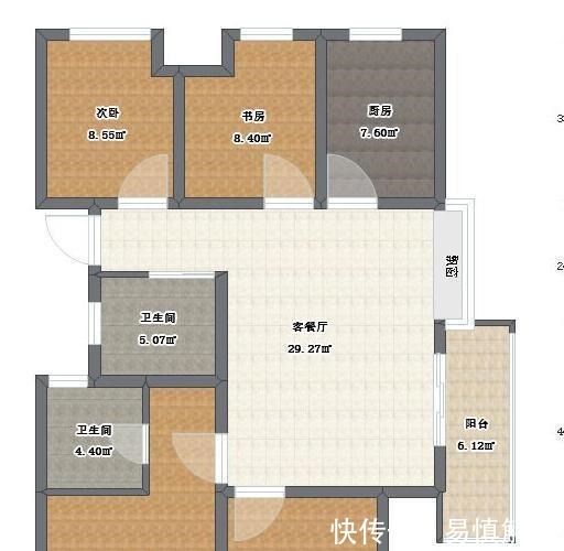 混搭风格|124平米的四居室装修只花了13万，混搭风格让人眼前一亮