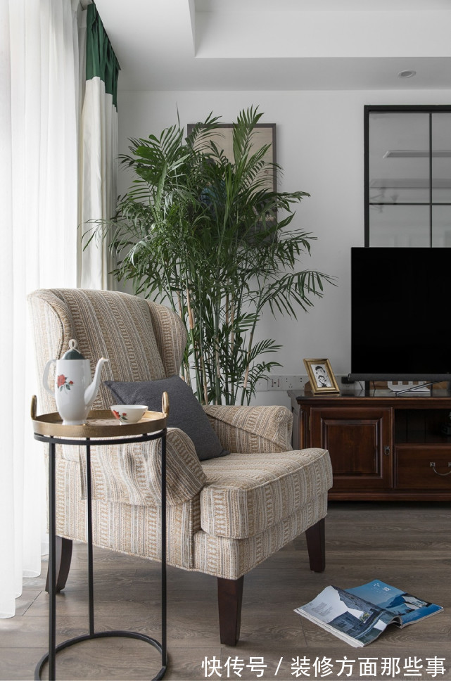 色彩|150平美式轻奢三居室,将设计融入生活全身心地放松,何不乐哉