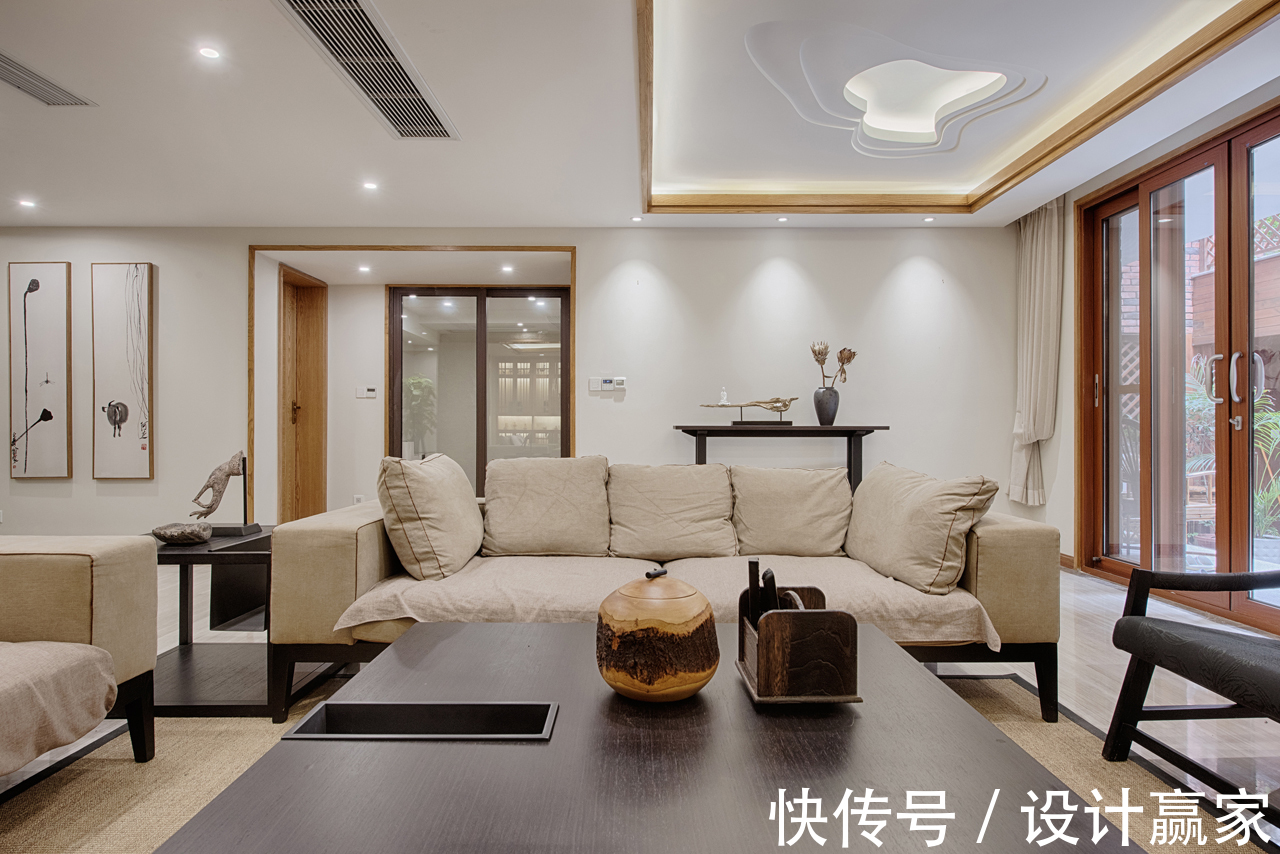 灰木纹|480㎡禅意空间，日式实木别墅，自然和谐宁静的家