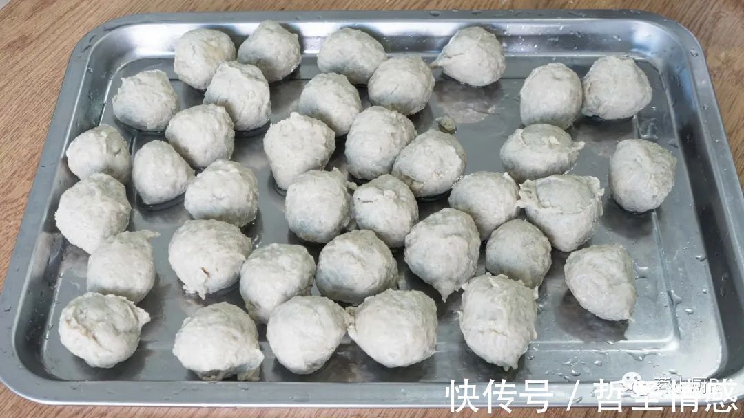 q弹|丸子要好吃,调馅是关键!教你饭店不外传的做法,一口一个超过瘾