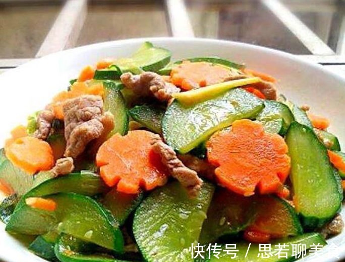 黄瓜炒肉片|美食推荐清炒虾仁、蒜苔炒肉、虎皮青椒、黄瓜炒肉片的做法