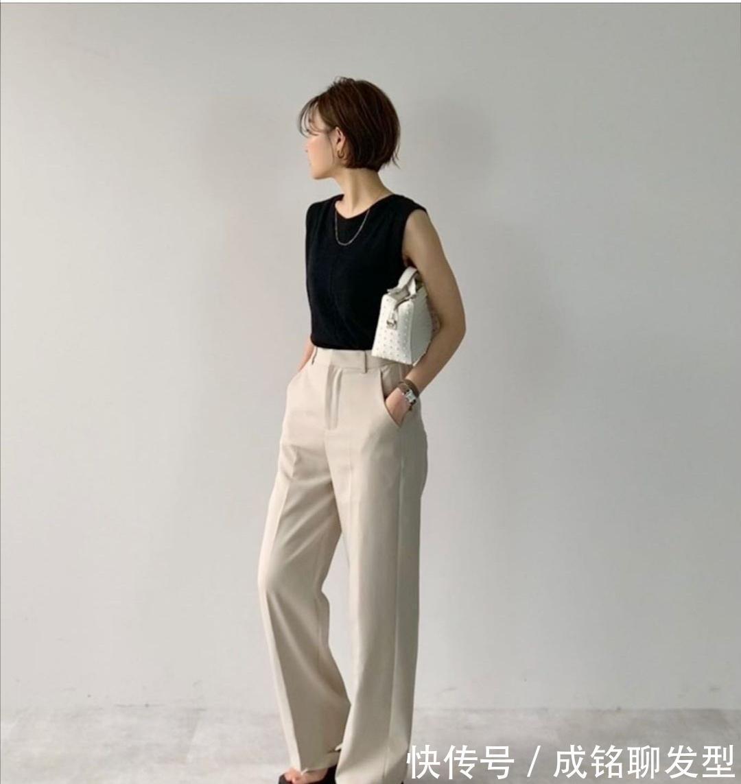 半身裙|这才是四十多岁女性的穿衣典范,简约大气又舒适,时髦减龄又有范