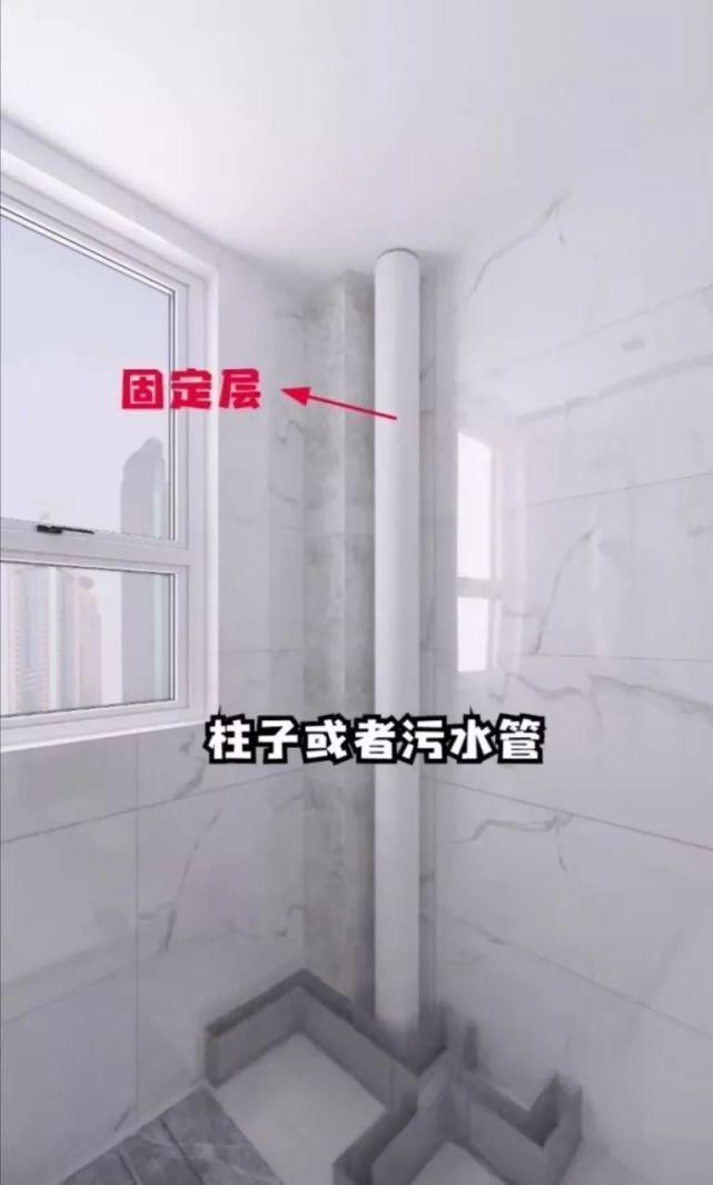 卫生间|还在墙上打柜子?丑死了!打100个柜子,都比不上1个洞实用