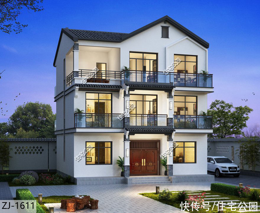 图纸|10套小户型农村别墅图纸,第6第7套建的人最多,最后一套颜值最高