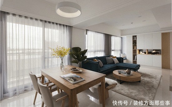洗碗柜|89.1平现代风二居室，稳中点缀活力色彩，赋予视觉丰富亮点
