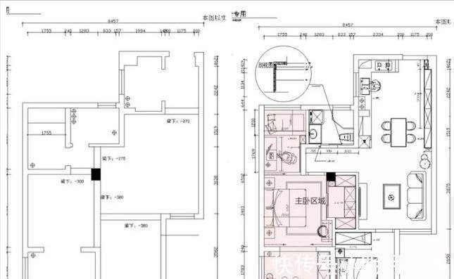 整洁|夫妻的90㎡小三居,每平米都用到极致,衣帽间家庭影院全有,佩服