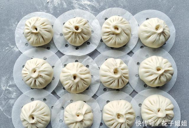 教你做|早餐还在买教你做萝卜素馅包子,面皮白胖软乎,馅料鲜美不出汤
