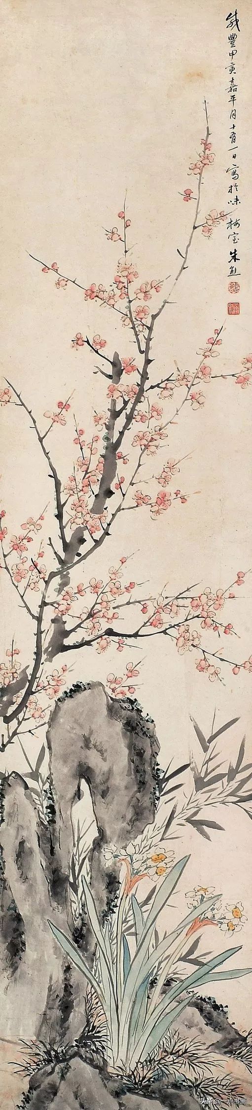 嘉树堂！清代海派 朱熊 花鸟作品欣赏