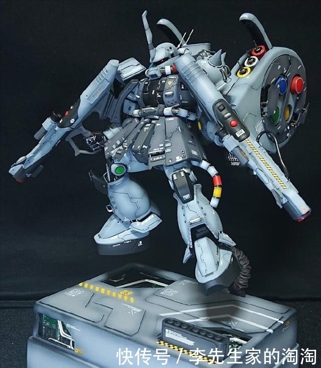 模友|机动战士高达,手柄背包扎古模型改造
