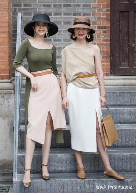 裙装 女人过了50岁,尽量不要衬衫配阔腿裤,学三木妈妈这样穿真优雅