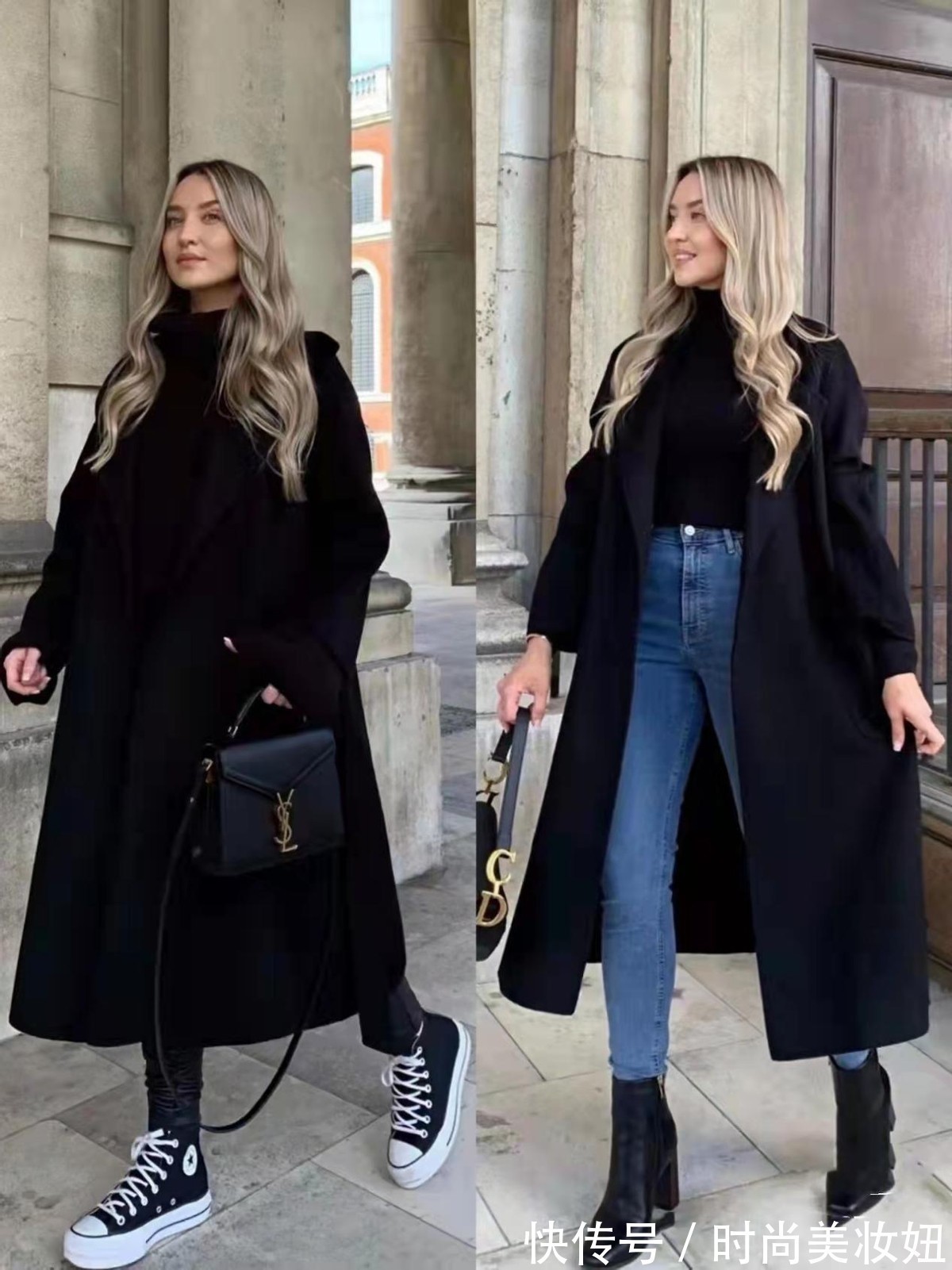 黑色 过年看腻了红色穿搭,来一组“黑色系”搭配,酷帅又洋气