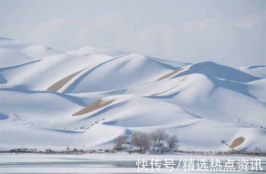 塔克拉玛干沙漠|新疆塔克拉玛干沙漠雪景宛若童话世界
