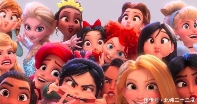 白雪|迪士尼公主换上现代装扮，白雪很文静，花木兰这披发的样子太A了