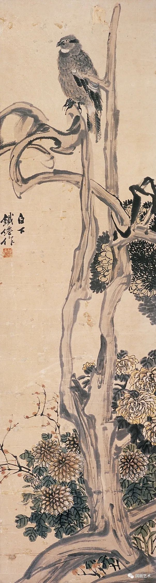 秋菊@跛道人笔下的秋菊,明媚绚丽