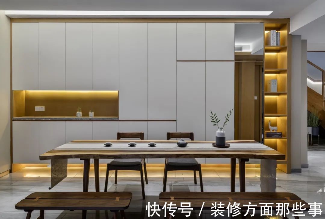 餐厅|16个餐厅边柜实拍图,实用又好看的设计