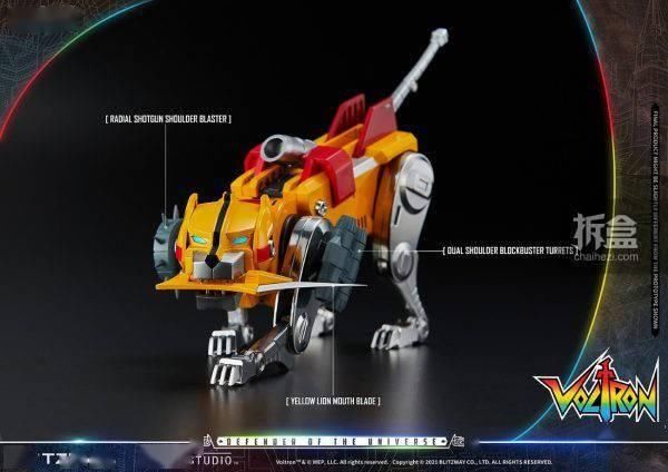 机器人|Blitzway 新品： 百兽王Voltron(战神金刚) -CARBOTIX系列可动手办（38CM高）